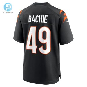 Mens Cincinnati Bengals Joe Bachie Nike Black Game Jersey stylepulseusa 1 2