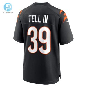 Mens Cincinnati Bengals Marvell Tell Iii Nike Black Game Player Jersey stylepulseusa 1 2