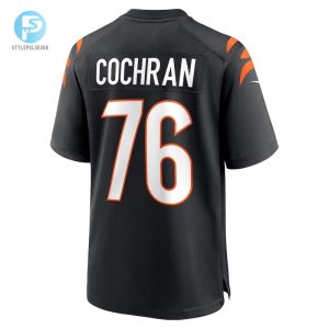 Mens Cincinnati Bengals Devin Cochran Nike Black Game Player Jersey stylepulseusa 1 2