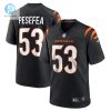 Mens Cincinnati Bengals Tj Pesefea Nike Black Team Game Jersey stylepulseusa 1