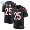 Mens Cincinnati Bengals Chris Evans Nike Black Game Jersey stylepulseusa 1