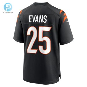 Mens Cincinnati Bengals Chris Evans Nike Black Game Jersey stylepulseusa 1 2