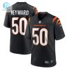 Mens Cincinnati Bengals Shaka Heyward Nike Black Team Game Jersey stylepulseusa 1