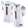 Mens Cincinnati Bengals Jamarr Chase Nike White Vapor Untouchable Limited Jersey stylepulseusa 1