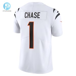 Mens Cincinnati Bengals Jamarr Chase Nike White Vapor Untouchable Limited Jersey stylepulseusa 1 2