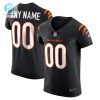 Mens Cincinnati Bengals Nike Black Vapor Elite Custom Jersey stylepulseusa 1