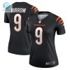 Womens Cincinnati Bengals Joe Burrow Nike Black Legend Jersey stylepulseusa 1