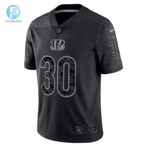 Mens Cincinnati Bengals Jessie Bates Iii Nike Black Rflctv Limited Jersey stylepulseusa 1 2