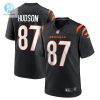 Mens Cincinnati Bengals Tanner Hudson Nike Black Home Game Player Jersey stylepulseusa 1