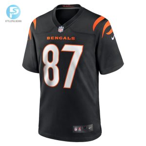 Mens Cincinnati Bengals Tanner Hudson Nike Black Home Game Player Jersey stylepulseusa 1 1