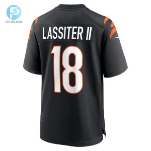 Mens Cincinnati Bengals Kwamie Lassiter Ii Nike Black Game Player Jersey stylepulseusa 1 2