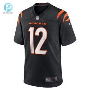 Mens Cincinnati Bengals Shedrick Jackson Nike Black Team Game Jersey stylepulseusa 1 1