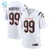 Mens Cincinnati Bengals Myles Murphy Nike White Team Game Jersey stylepulseusa 1