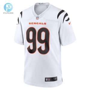 Mens Cincinnati Bengals Myles Murphy Nike White Team Game Jersey stylepulseusa 1 1