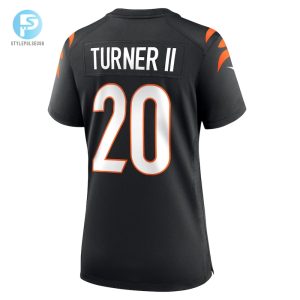 Womens Cincinnati Bengals Dj Turner Nike Black Team Game Jersey stylepulseusa 1 2