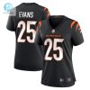 Womens Cincinnati Bengals Chris Evans Nike Black Game Jersey stylepulseusa 1