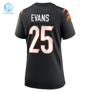 Womens Cincinnati Bengals Chris Evans Nike Black Game Jersey stylepulseusa 1 2