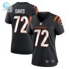 Womens Cincinnati Bengals Domenique Davis Nike Black Game Player Jersey stylepulseusa 1