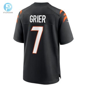 Mens Cincinnati Bengals Will Grier Nike Black Team Game Jersey stylepulseusa 1 5