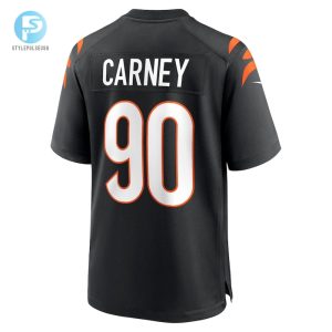 Mens Cincinnati Bengals Owen Carney Nike Black Home Game Player Jersey stylepulseusa 1 2