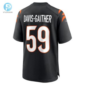 Mens Cincinnati Bengals Akeem Davisgaither Nike Black Game Player Jersey stylepulseusa 1 2