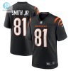 Mens Cincinnati Bengals Irv Smith Jr. Nike Black Game Jersey stylepulseusa 1