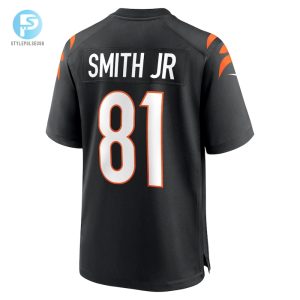 Mens Cincinnati Bengals Irv Smith Jr. Nike Black Game Jersey stylepulseusa 1 2