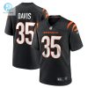 Mens Cincinnati Bengals Jalen Davis Nike Black Game Player Jersey stylepulseusa 1