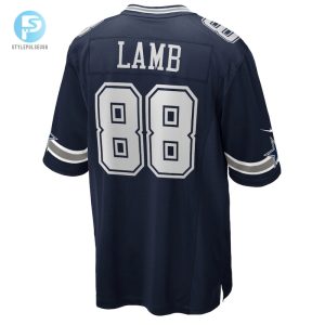 Mens Dallas Cowboys Ceedee Lamb Nike Navy Game Jersey stylepulseusa 1 2