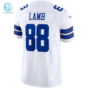 Mens Dallas Cowboys Ceedee Lamb Nike White Vapor F.U.S.E. Limited Jersey stylepulseusa 1 2