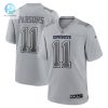 Mens Dallas Cowboys Micah Parsons Nike Gray Atmosphere Fashion Game Jersey stylepulseusa 1