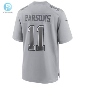 Mens Dallas Cowboys Micah Parsons Nike Gray Atmosphere Fashion Game Jersey stylepulseusa 1 2