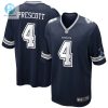 Youth Dallas Cowboys Dak Prescott Nike Navy Game Jersey stylepulseusa 1