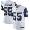 Mens Dallas Cowboys Leighton Vander Esch White Nike Color Rush Vapor Limited Jersey stylepulseusa 1