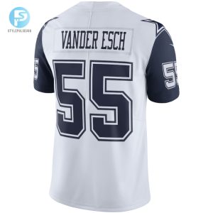 Mens Dallas Cowboys Leighton Vander Esch White Nike Color Rush Vapor Limited Jersey stylepulseusa 1 2