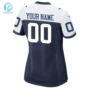 Womens Nike Navy Dallas Cowboys Alternate Custom Game Jersey stylepulseusa 1 2