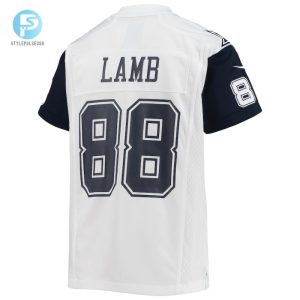 Youth Dallas Cowboys Ceedee Lamb Nike White Alternate Game Jersey stylepulseusa 1 2