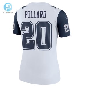 Womens Dallas Cowboys Tony Pollard Nike White Alternate Legend Jersey stylepulseusa 1 2