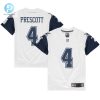 Youth Dallas Cowboys Dak Prescott Nike White Color Rush Game Jersey stylepulseusa 1