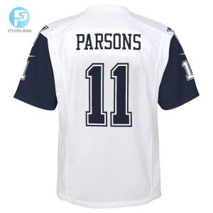 Youth Dallas Cowboys Micah Parsons Nike White Alternate Game Jersey stylepulseusa 1 2