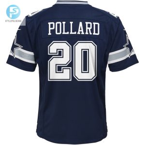 Youth Dallas Cowboys Tony Pollard Nike Navy Game Jersey stylepulseusa 1 2