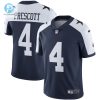 Mens Dallas Cowboys Dak Prescott Nike Navy Alternate Vapor Limited Jersey stylepulseusa 1