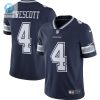 Mens Dallas Cowboys Dak Prescott Nike Navy Vapor Limited Player Jersey stylepulseusa 1