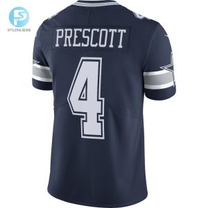 Mens Dallas Cowboys Dak Prescott Nike Navy Vapor Limited Player Jersey stylepulseusa 1 2