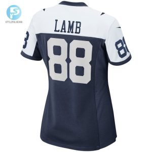 Womens Dallas Cowboys Ceedee Lamb Nike Navy Alternate Game Team Jersey stylepulseusa 1 2