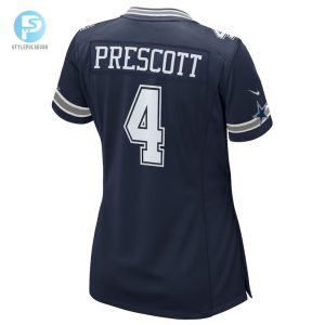 Womens Dallas Cowboys Dak Prescott Nike Navy Game Team Jersey stylepulseusa 1 2