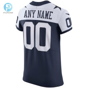 Mens Dallas Cowboys Nike Navy Alternate Vapor Elite Custom Jersey stylepulseusa 1 2