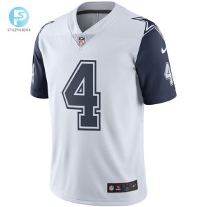 Mens Dallas Cowboys Dak Prescott White Nike Color Rush Vapor Limited Jersey stylepulseusa 1 1