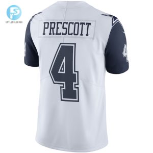 Mens Dallas Cowboys Dak Prescott White Nike Color Rush Vapor Limited Jersey stylepulseusa 1 2