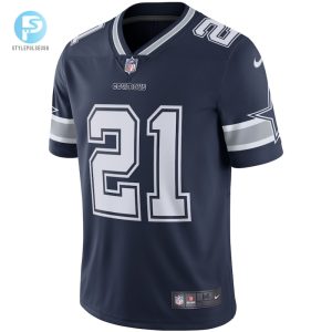 Mens Dallas Cowboys Ezekiel Elliott Nike Navy Vapor Limited Jersey stylepulseusa 1 1